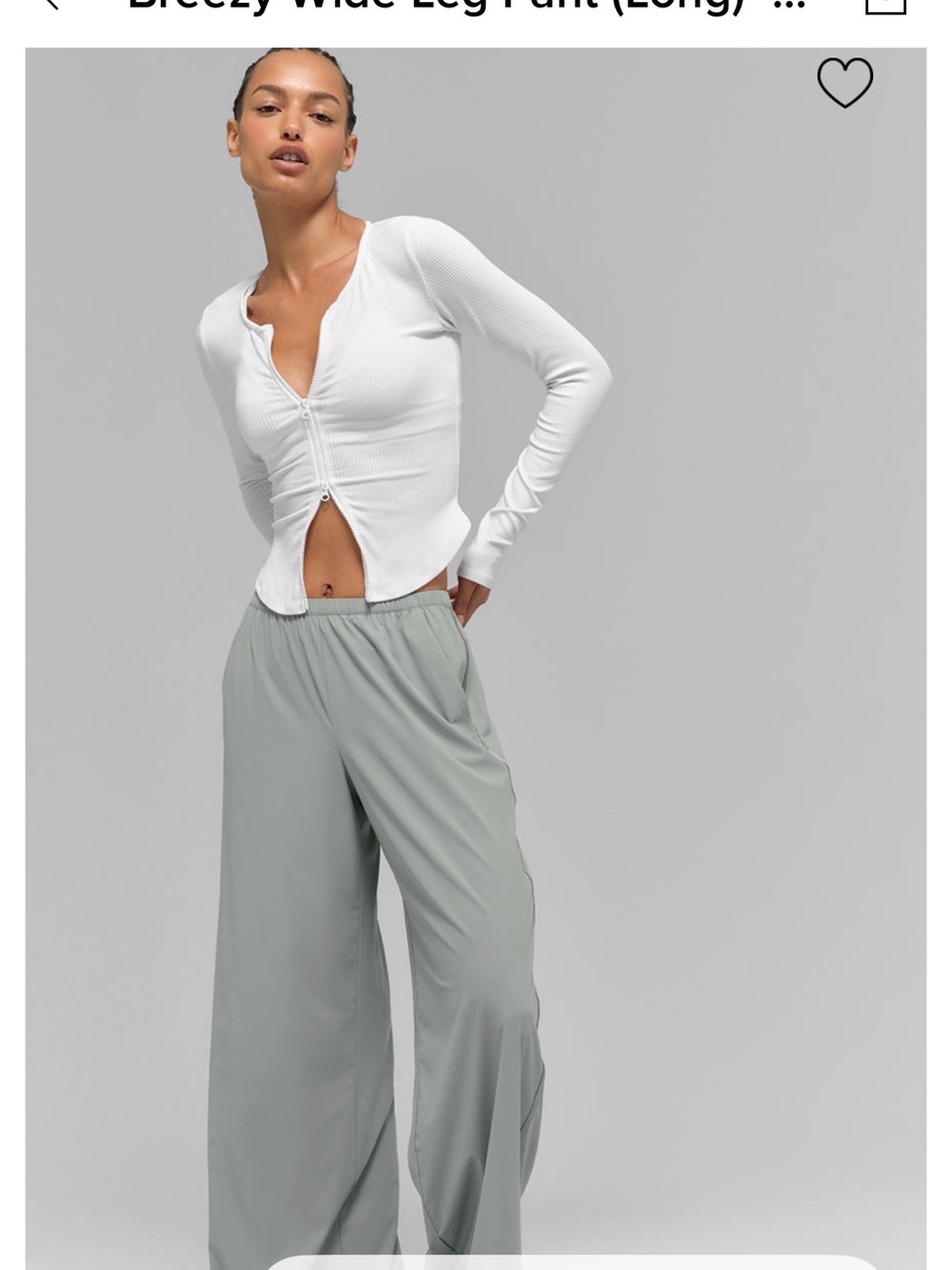 Wide Leg Breezy Pants in Lunar Grey